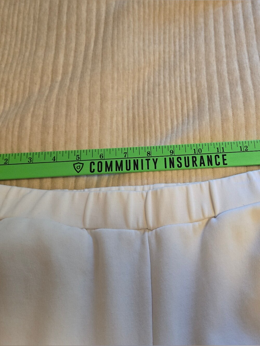 THE NORTH FACE Off-White Straight Leg Athletic Joggers Pants. Size Large. - Picture 6 of 8